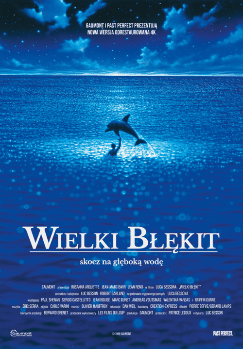 Plakat filmu: Wielki błękit