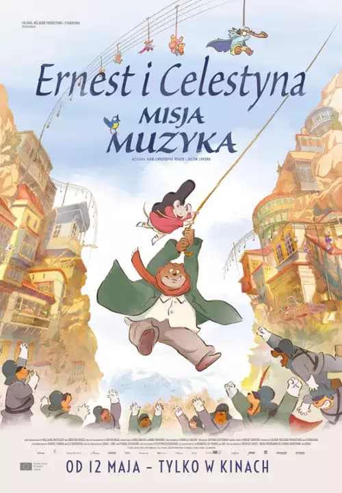 Plakat filmu: Ernest i Celestyna: Misja muzyka