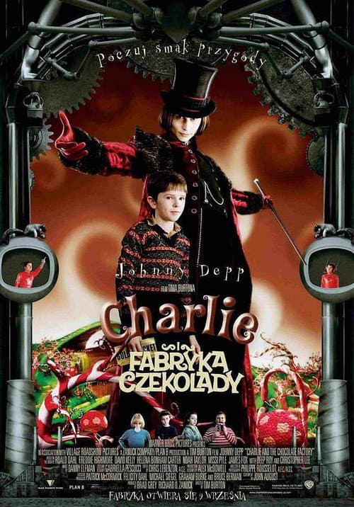 Plakat filmu: Charlie i fabryka czekolady