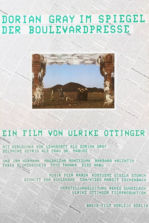 Plakat filmu: Dorian Gray im Spiegel der Boulevardpresse