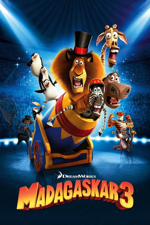 Plakat filmu: Madagaskar 3