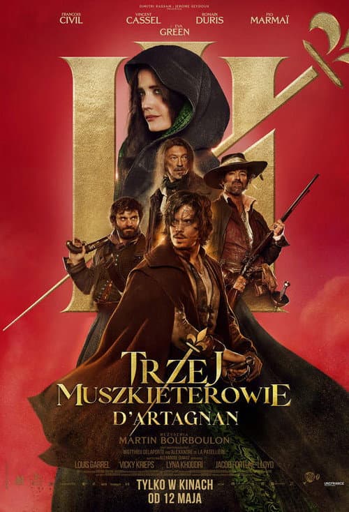 Plakat filmu: Trzej muszkieterowie: D'Artagnan