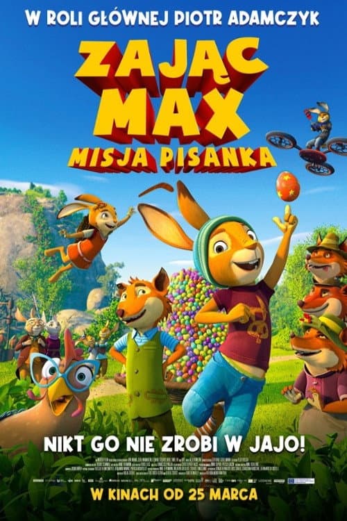 Plakat filmu: Zając Max: Misja pisanka