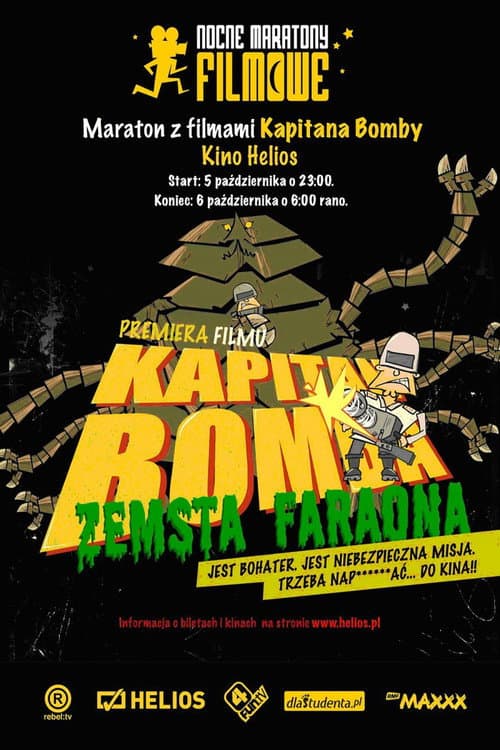 Plakat filmu: Kapitan Bomba - Zemsta Faraona