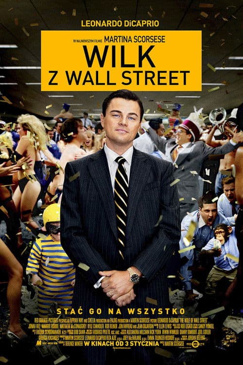 Plakat filmu: Wilk z Wall Street