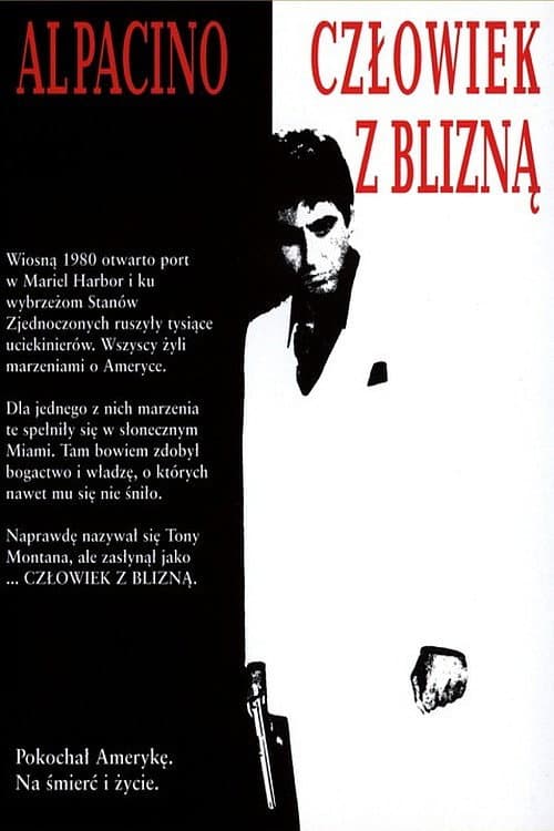 Plakat filmu: Człowiek z blizną