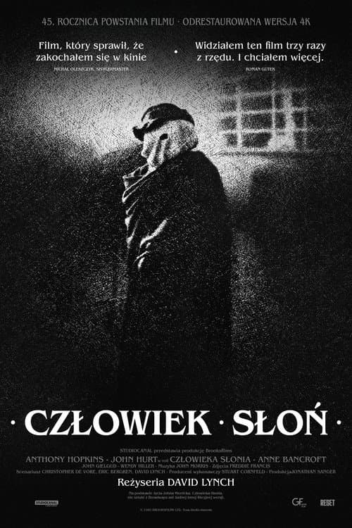 Plakat filmu: Człowiek słoń