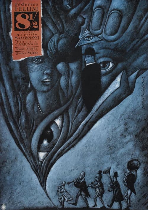 Plakat filmu: Osiem i pół