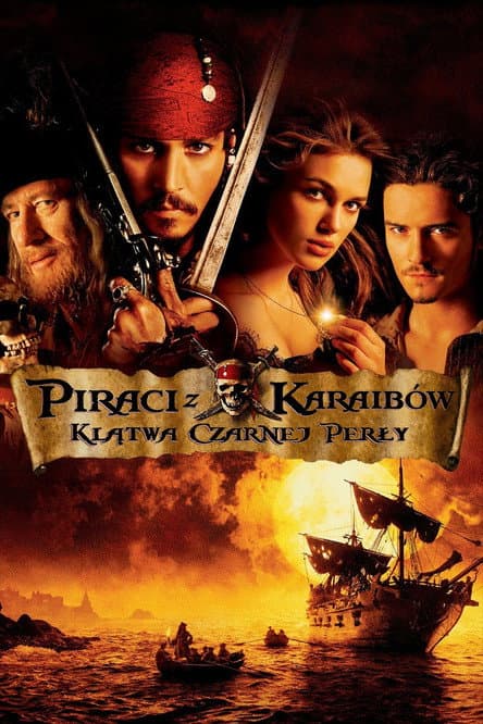 Plakat filmu: Piraci z Karaibów. Klątwa Czarnej Perły
