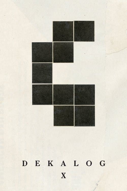 Plakat filmu: Dekalog, dziesięć