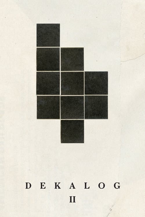 Plakat filmu: Dekalog, dwa