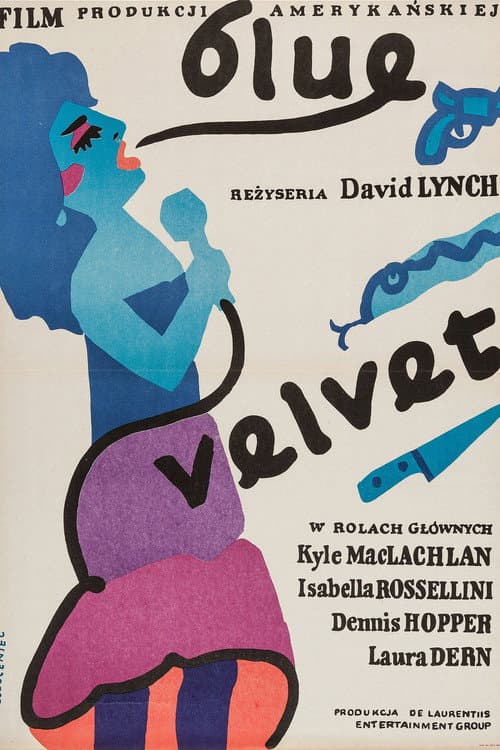 Plakat filmu: Blue Velvet