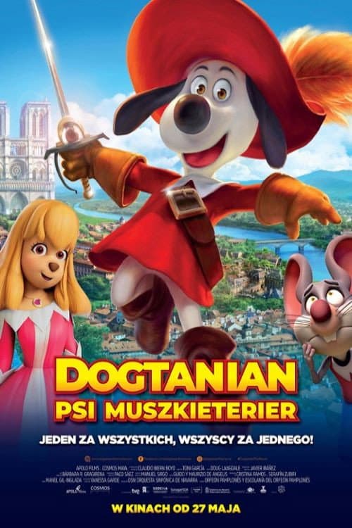 Plakat filmu: Dogtanian. Psi muszkieterier