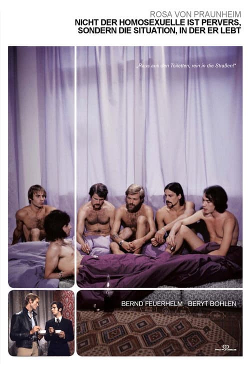 Plakat filmu: Nicht der Homosexuelle ist pervers, sondern die Situation, in der er lebt